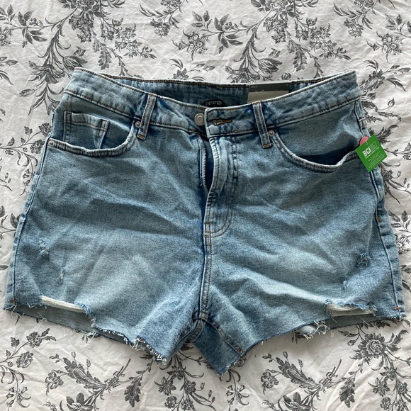 GEORGE high waisted light medium wash denim mom jean shorts ✨ 50% OFF BUNDLES ✨ - Picture 3 of 6